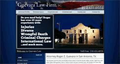 Desktop Screenshot of guevaralaw.net