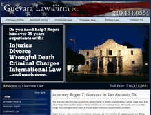 Tablet Screenshot of guevaralaw.net